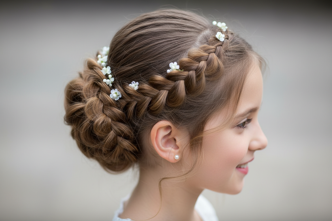 Quelle Coiffure avec une Robe de Cérémonie pour Enfant et Ado ?