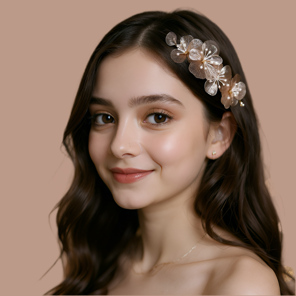 tiare or rose fleurs 3D