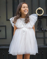 Robe Maya Tulle Light Pink - Cérémonie Enfant