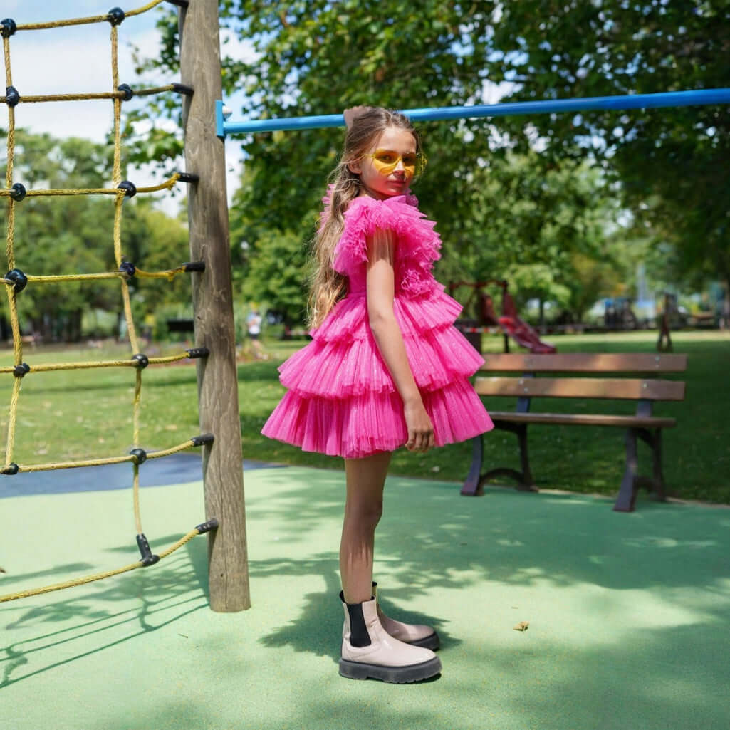 MYLA HOT PINK GLITTER RENTAL