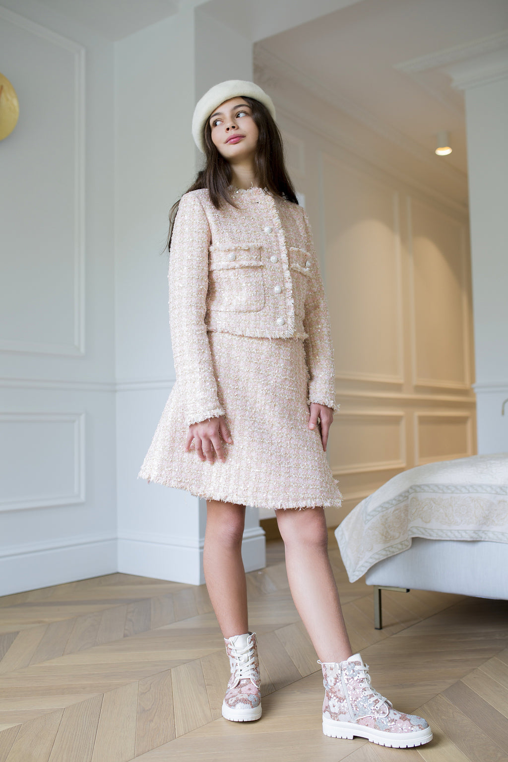 Ensemble Ady Tweed Blush