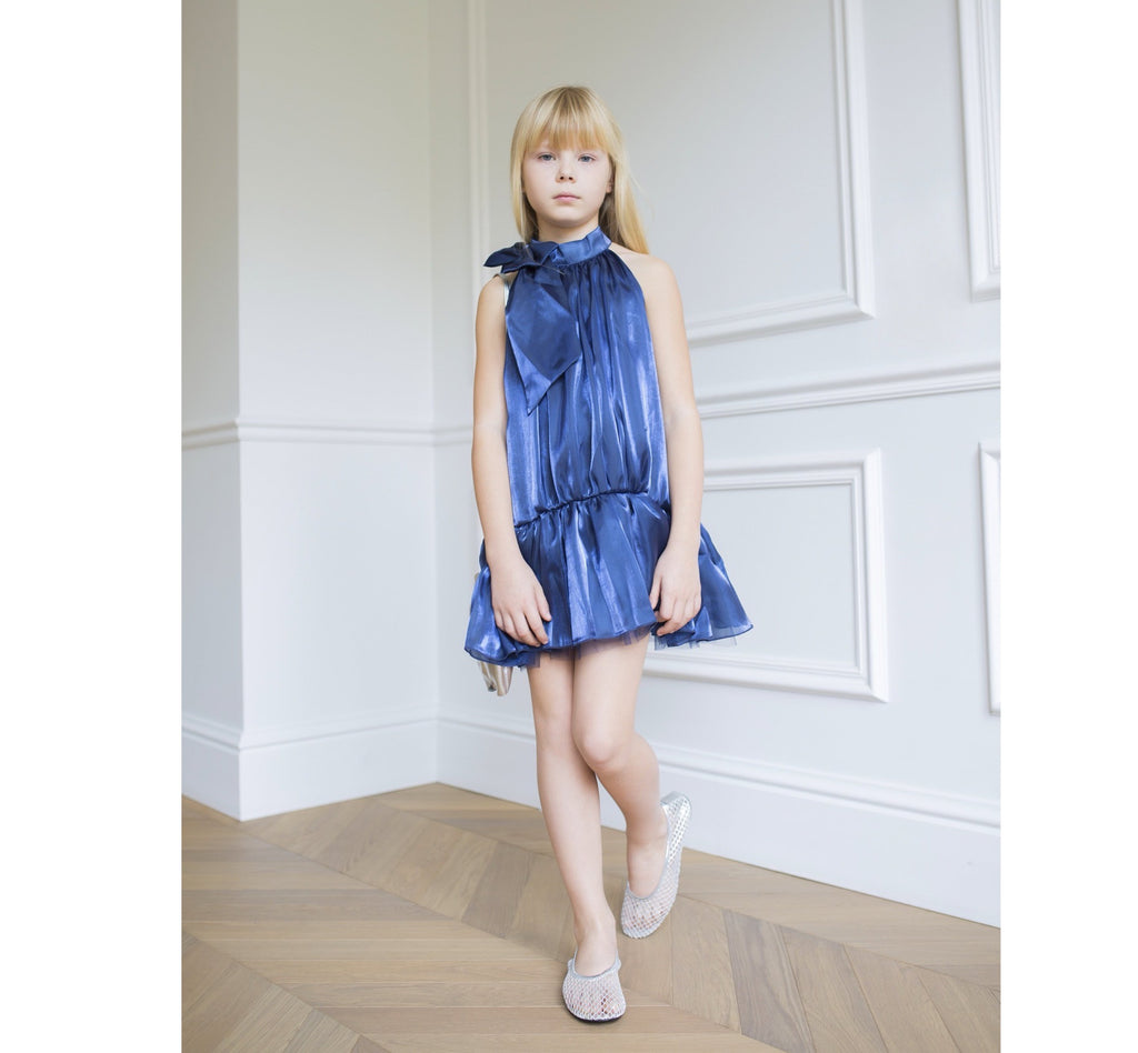 Robe Carla Mousseline Night Blue