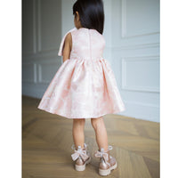 Robe Brocart light pink - Cérémonie Bébé
