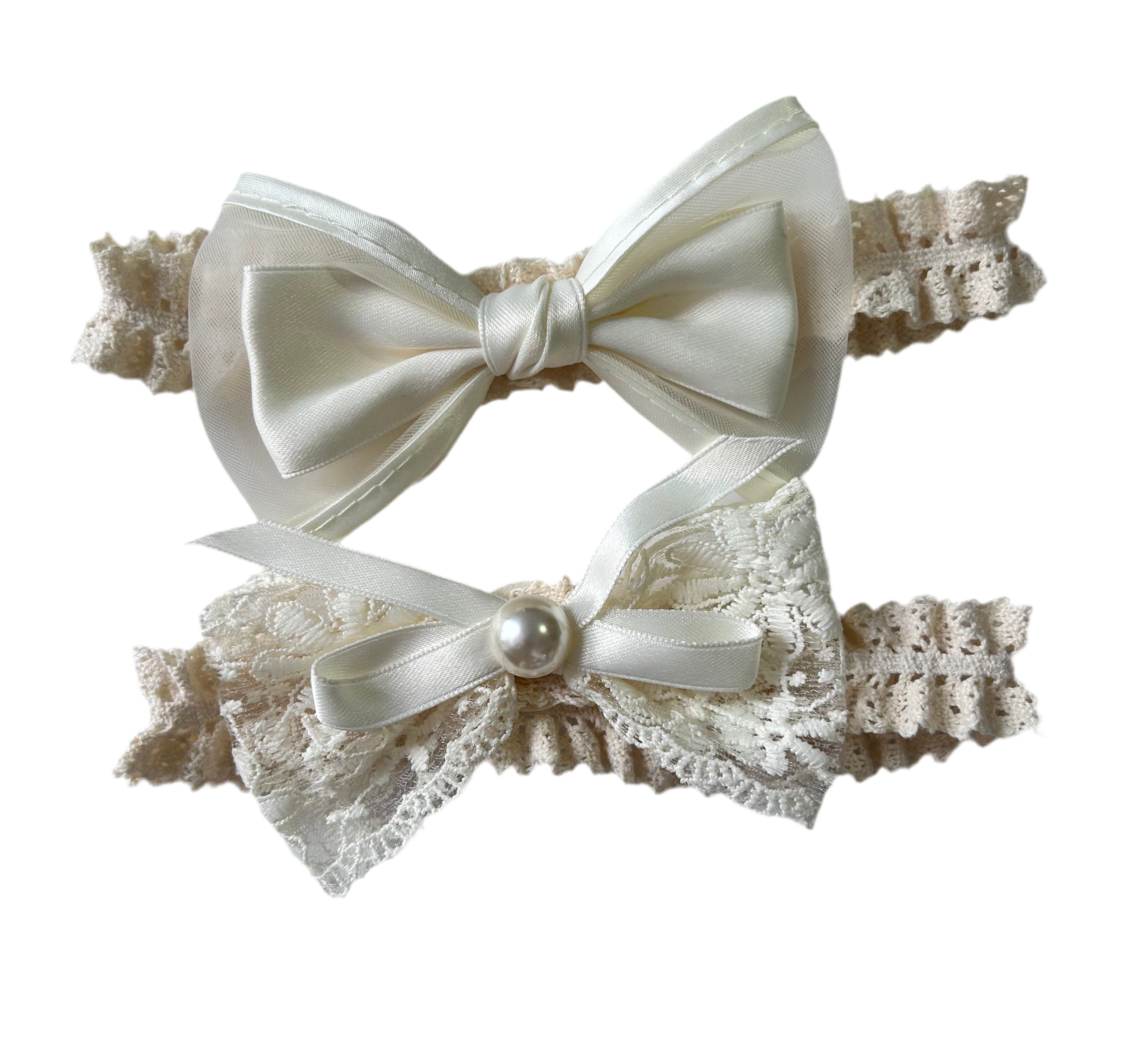 Bandeaux Bébé Cérémonie – Ivoire & Dentelle