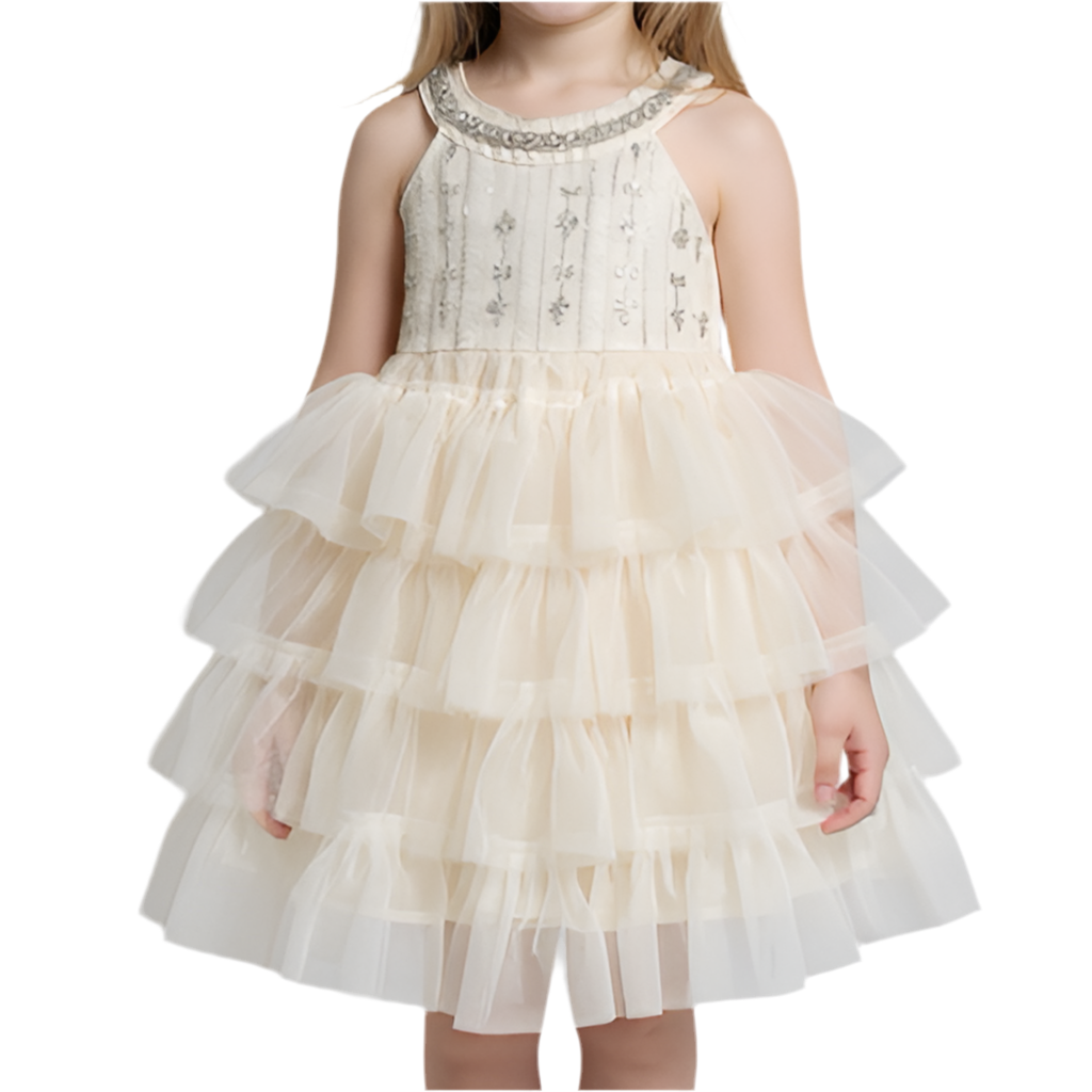 robe tulle écru cérémonie