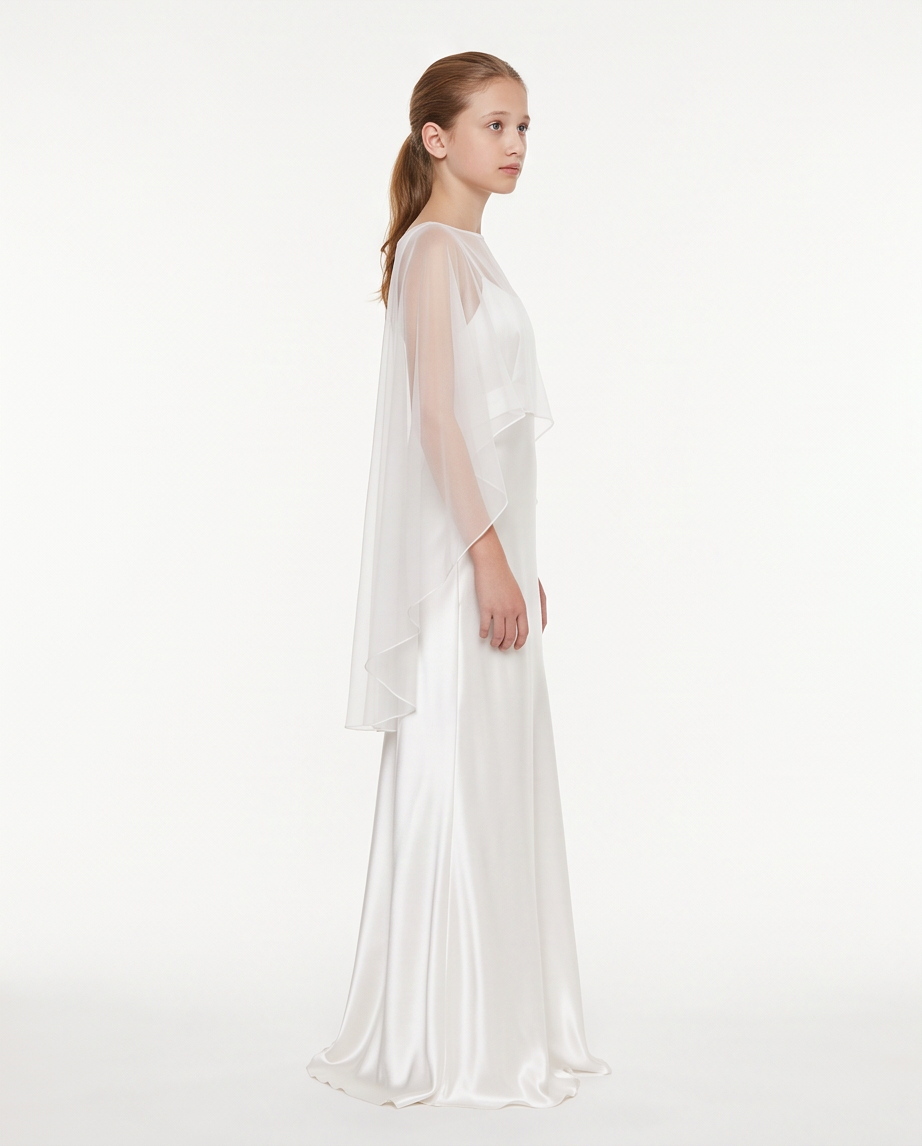 NEW - Robe longue Ava Satin Blanche  (livraison octobre 26)