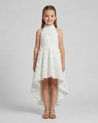 NEW - Robe Rosabella Blanc Naturel - Cérémonie Enfant et Ados (livraison fin septembre 26)