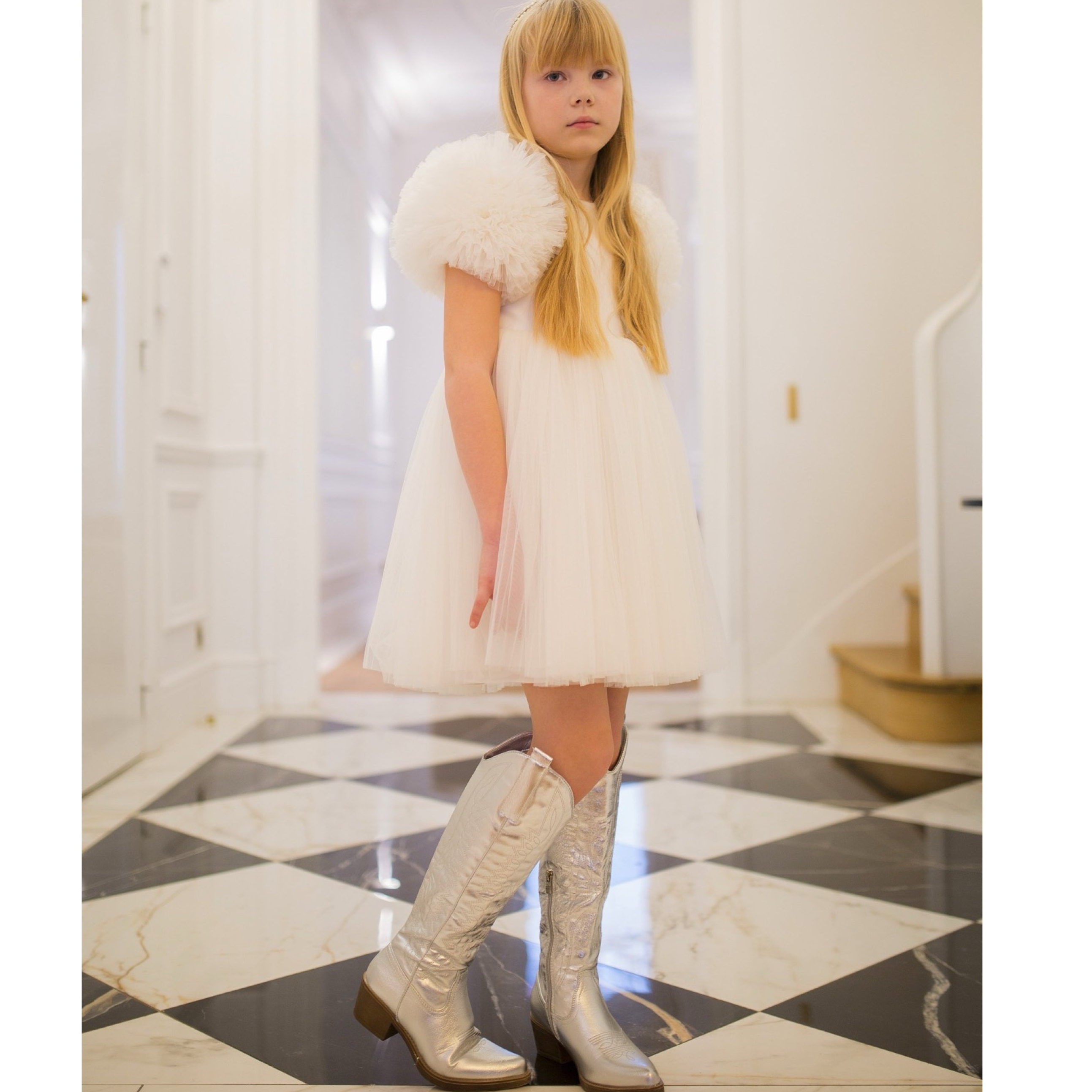 Robe Lola Tulle Ivoire