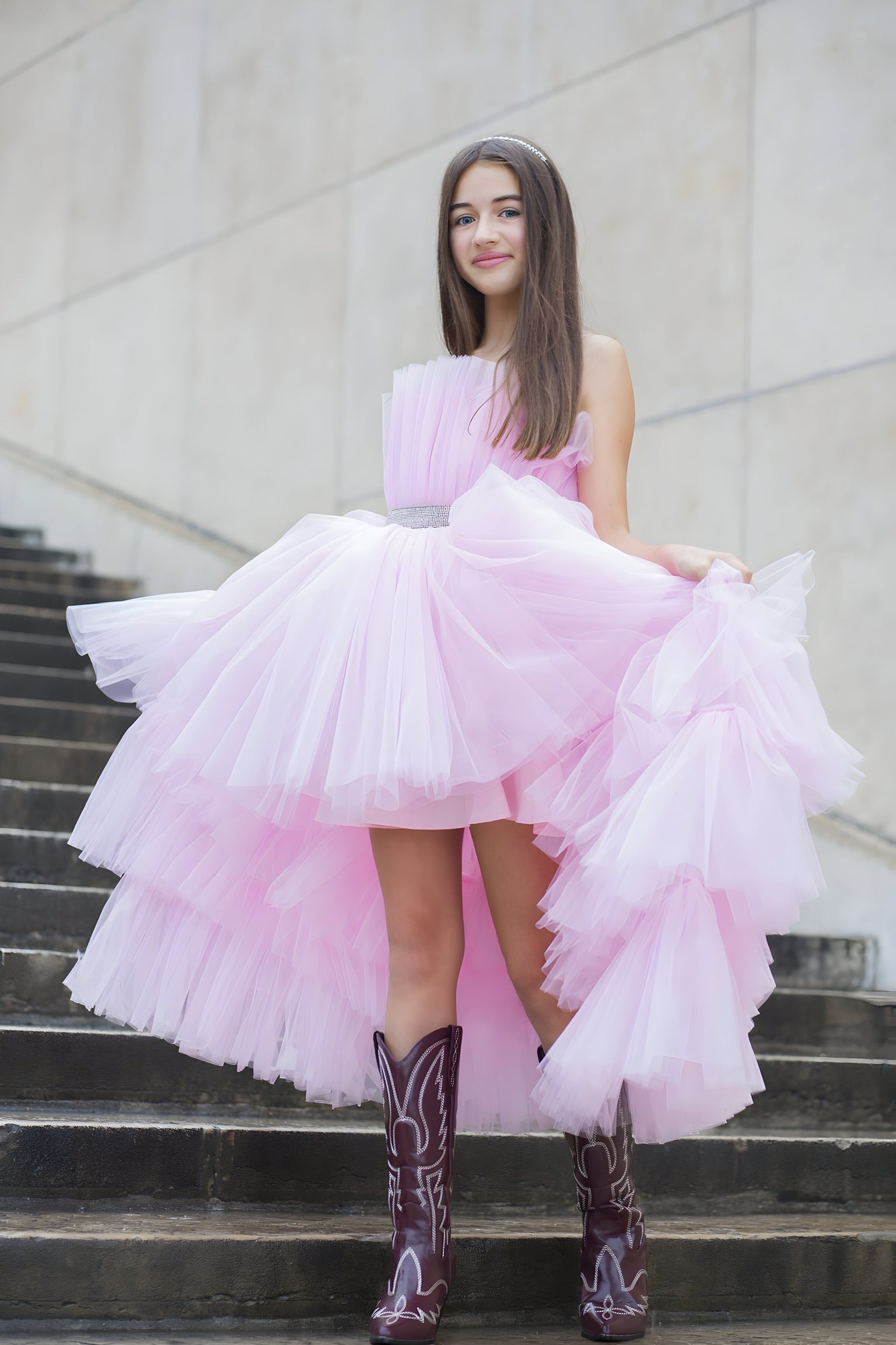 Robe Tulle Alba Pink