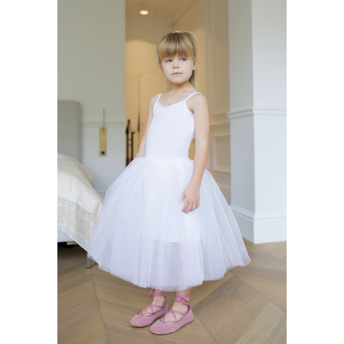 Robe Tutu Ballet White - Cérémonie Bébé