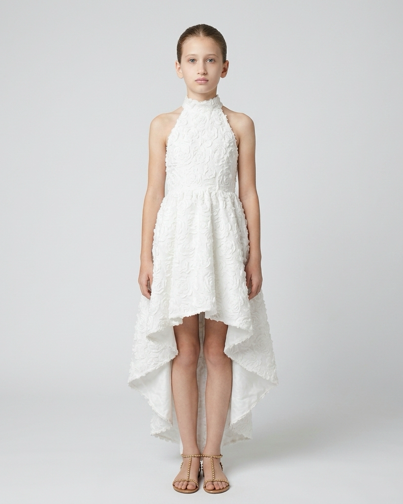 NEW - Robe Rosa Bride Blanc Naturel - Cérémonie Ados (livraison septembre 26)