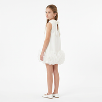 Robe Lena Satin Ivoire - Cérémonie Bébé