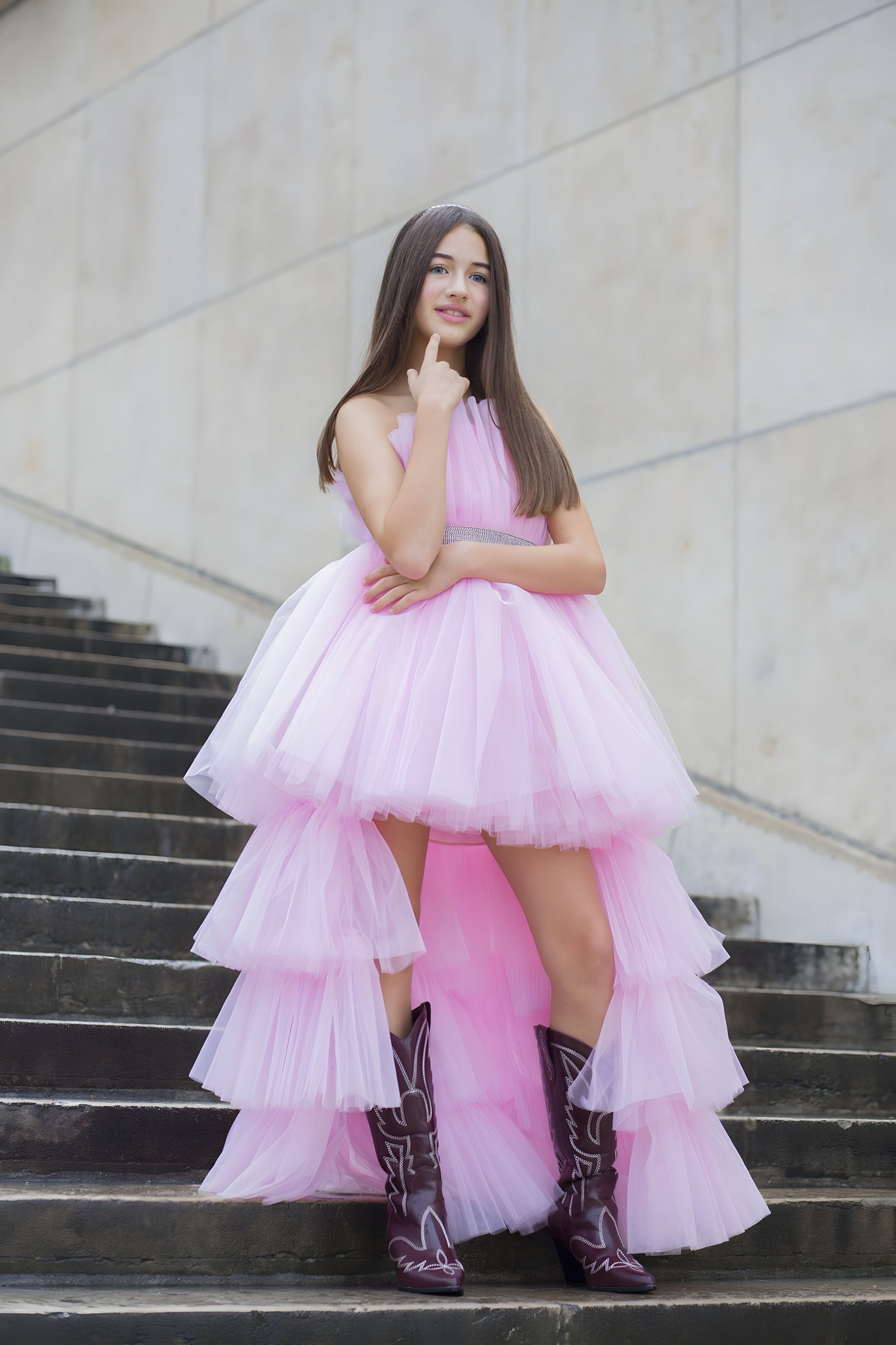 Robe Tulle Alba Pink
