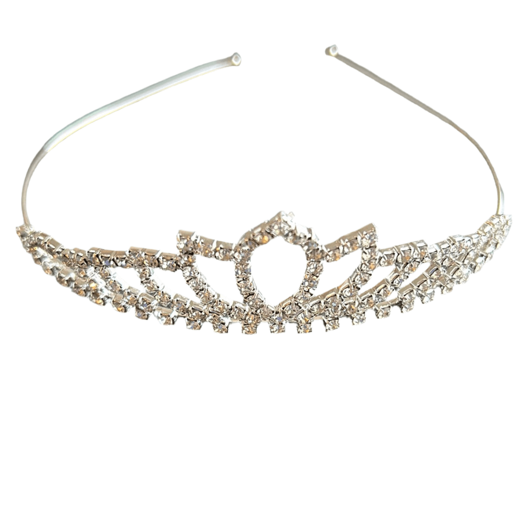 Diadème strass argent