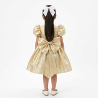 Robe Ella Lurex Gold - Cérémonie Bébé