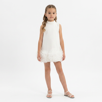 Robe Lena Satin Ivoire - Cérémonie Bébé