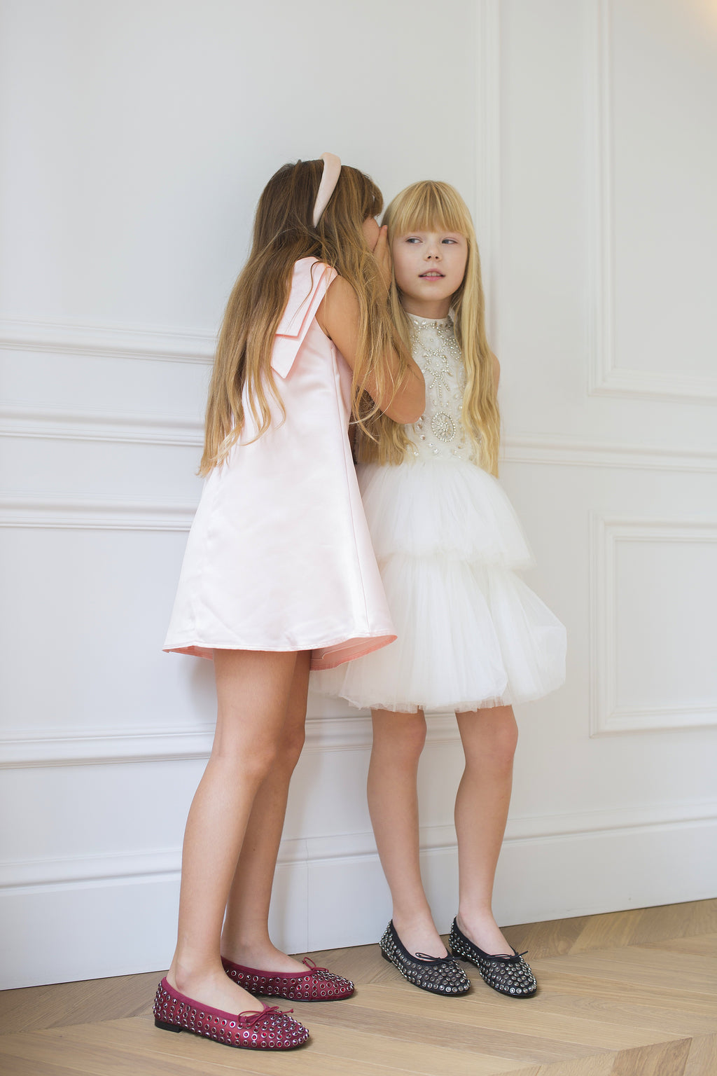 Robe Emy Satin Rose Blush