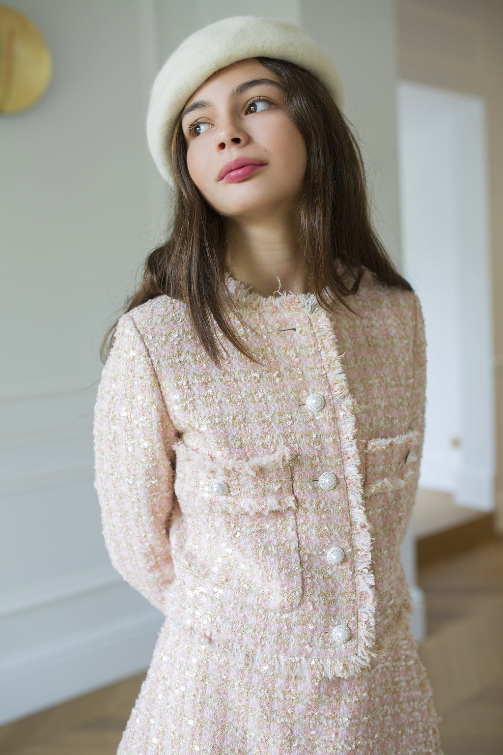 Ensemble Ady Tweed Blush