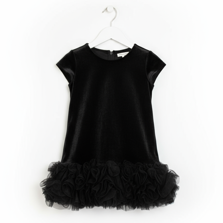 Robe Hannah Satin Noir