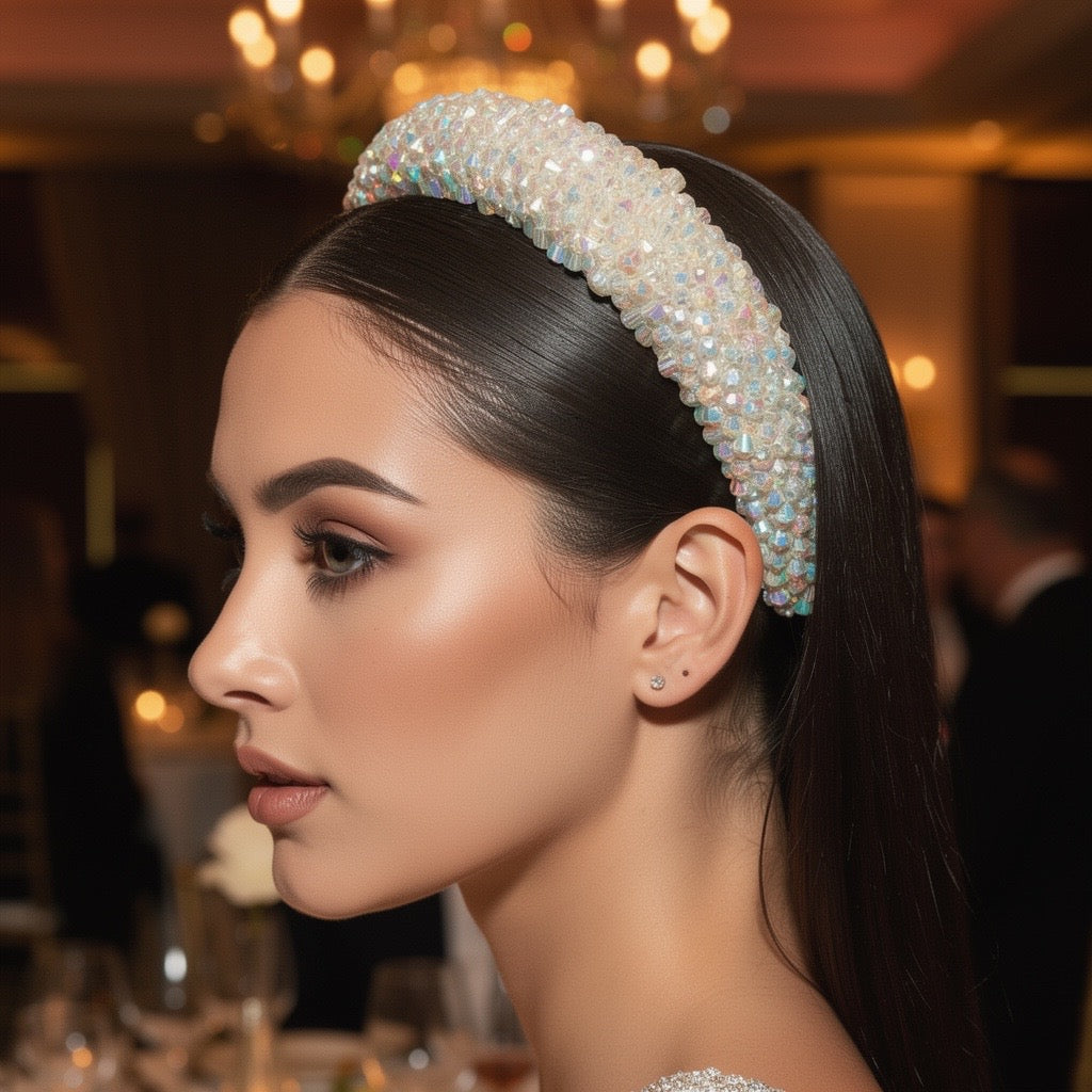 Serre-Tête Enfant Élégant Ivoire - Accessoire Cérémonie