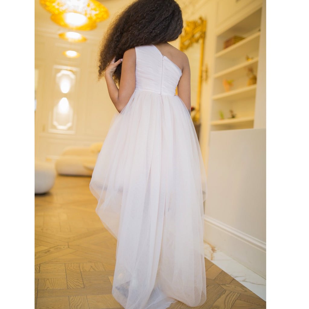 Robe Tulle Sofia Nude - Cérémonie fille