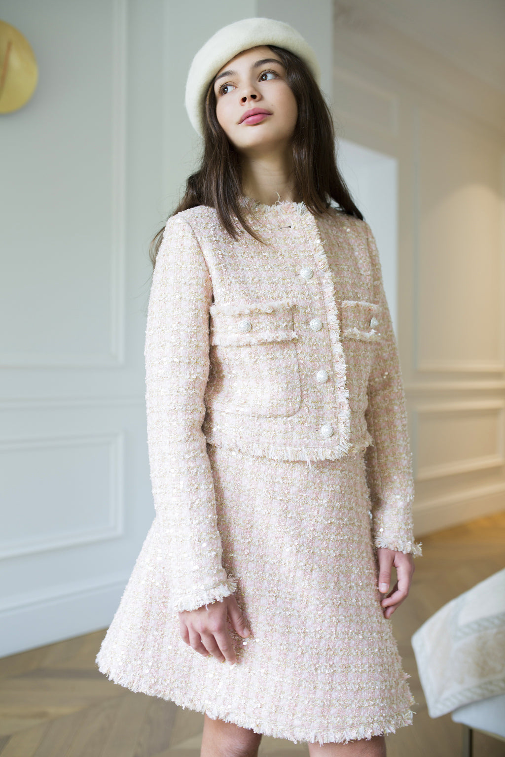 Ensemble Ady Tweed Blush