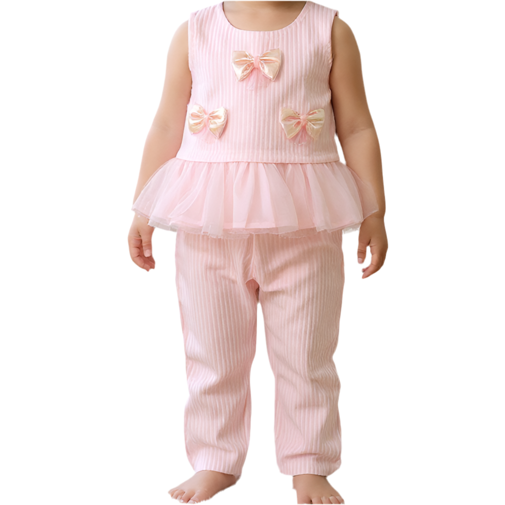 ensemble bébé habillé rose