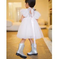 Robe Maya Tulle Light Pink - Cérémonie Bébé
