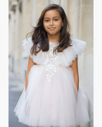 Robe Maya Tulle Light Pink - Cérémonie Enfant
