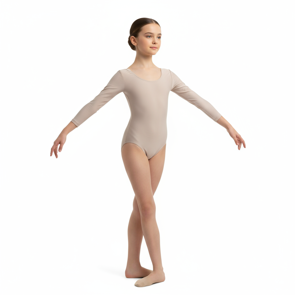 Body manches 3/4 enfant