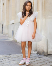 Robe Maya Tulle Light Pink - Cérémonie Enfant