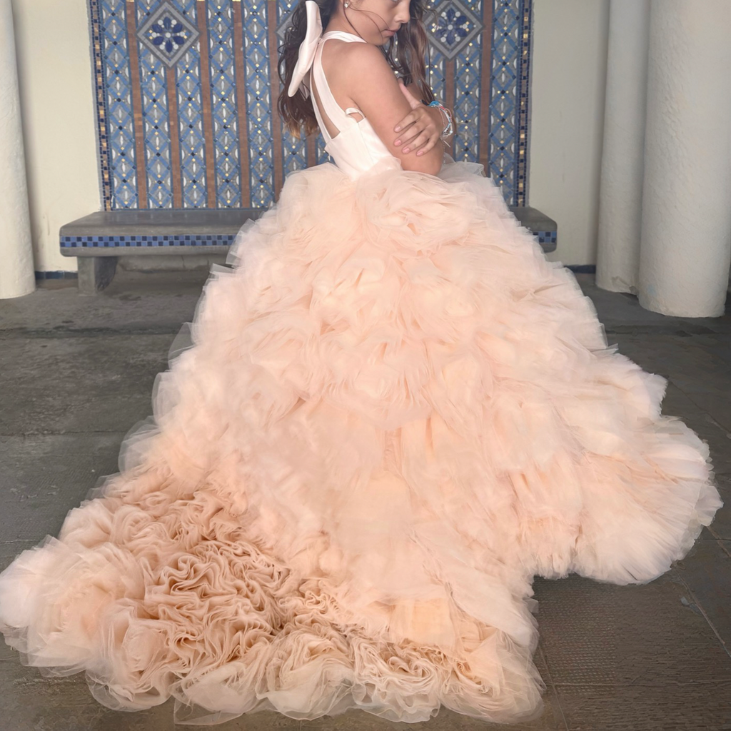 Robe Clara Cérémonie Fille 4-10 ans – Sur Commande