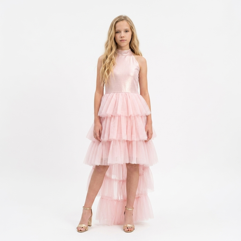 Robe Tulle Léa Rose - Cérémonie fille