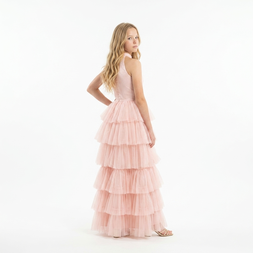 Robe Tulle Léa Rose - Cérémonie ados