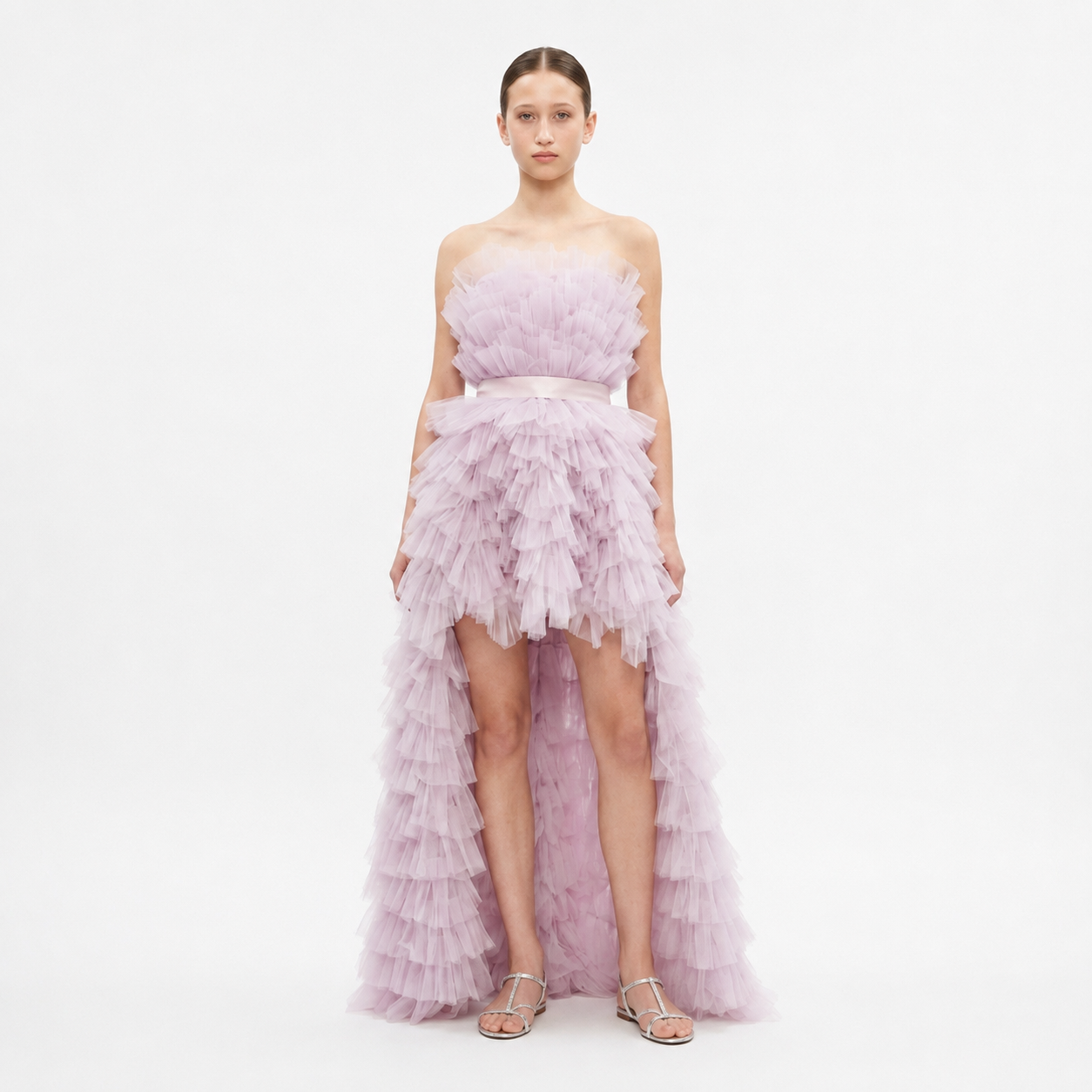 Romy – Robe de Soirée Pétale Rose pour Ado | PETITE DIANE (Sur Commande => délai 3/4 semaines)