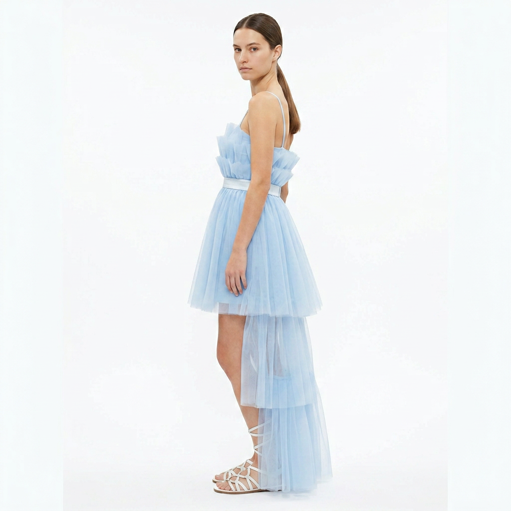 Robe Tulle Alba Blue - Cérémonie Ados