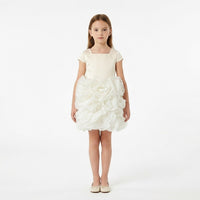 Robe Sharon Organza et velours crème - Cérémonie Enfant