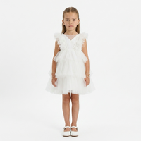 Robe Tulle et Plume Ivoire - Cérémonie Bébé
