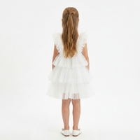 Robe Tulle et Plume Ivoire - Cérémonie Bébé