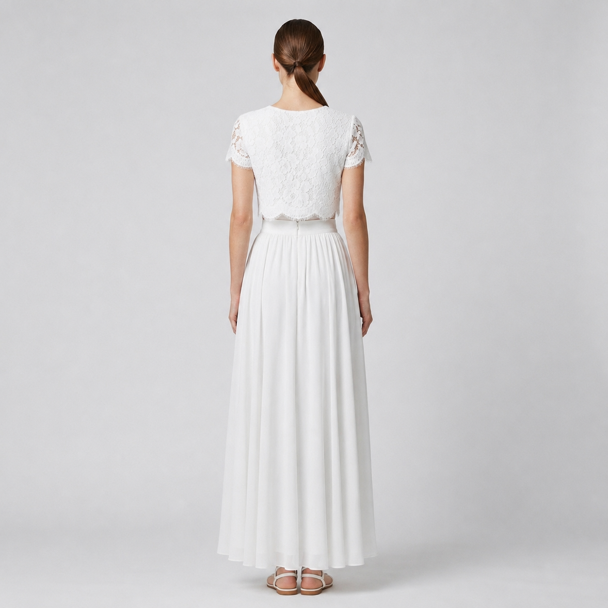 Ensemble bohème Sarah — Robe de cérémonie 2 pièces fille | Baptême, Mariage, Communion