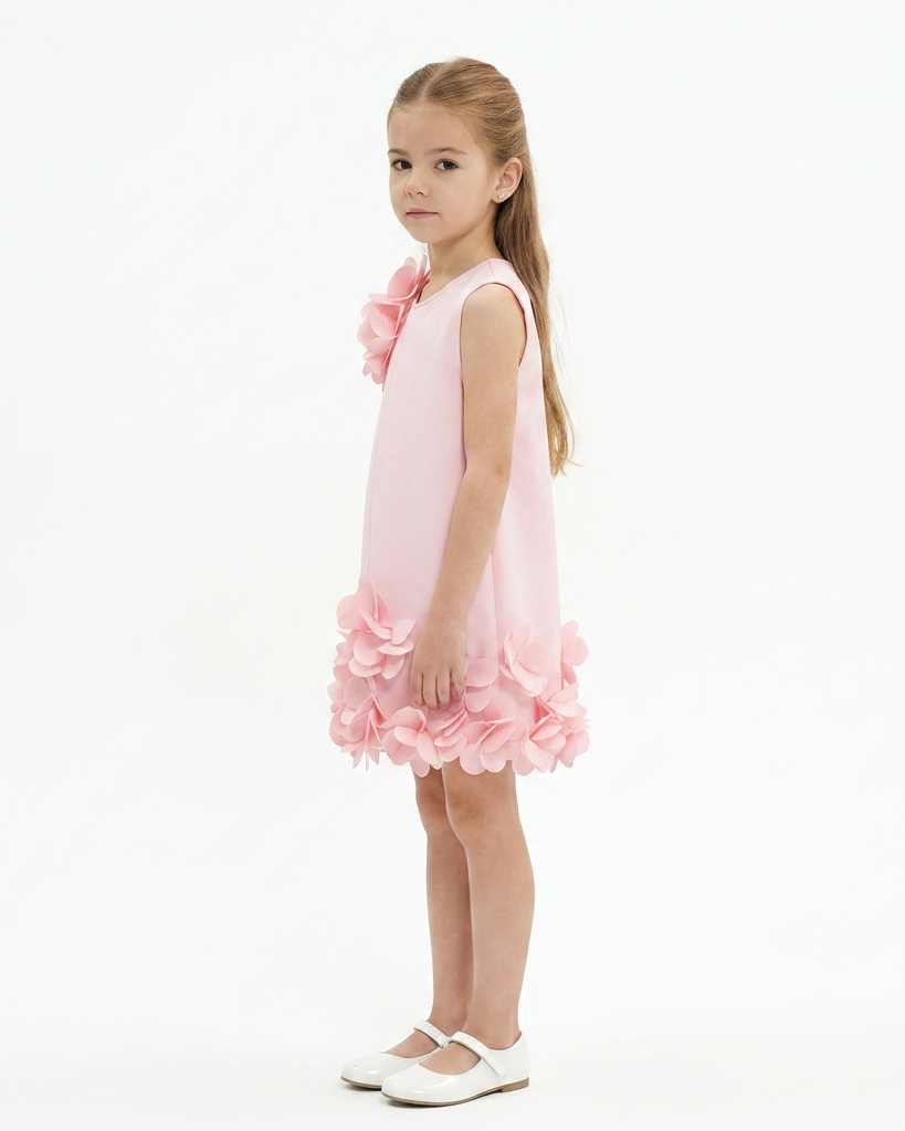 Robe Eden Néoprène Pink - Cérémonie Bébé