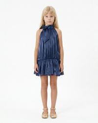 Robe Liv Mousseline Night Blue - Cérémonie Enfant