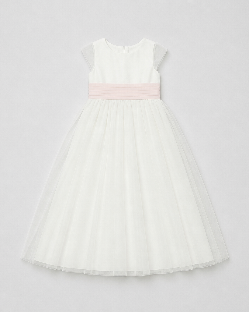 Robe longue en tulle de cortège Alicia - Cérémonie Enfant