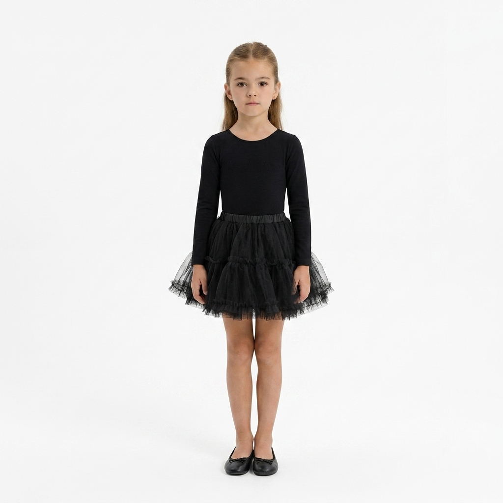 Jupon Tulle Rose, Écru ou Noir - Cérémonie enfant