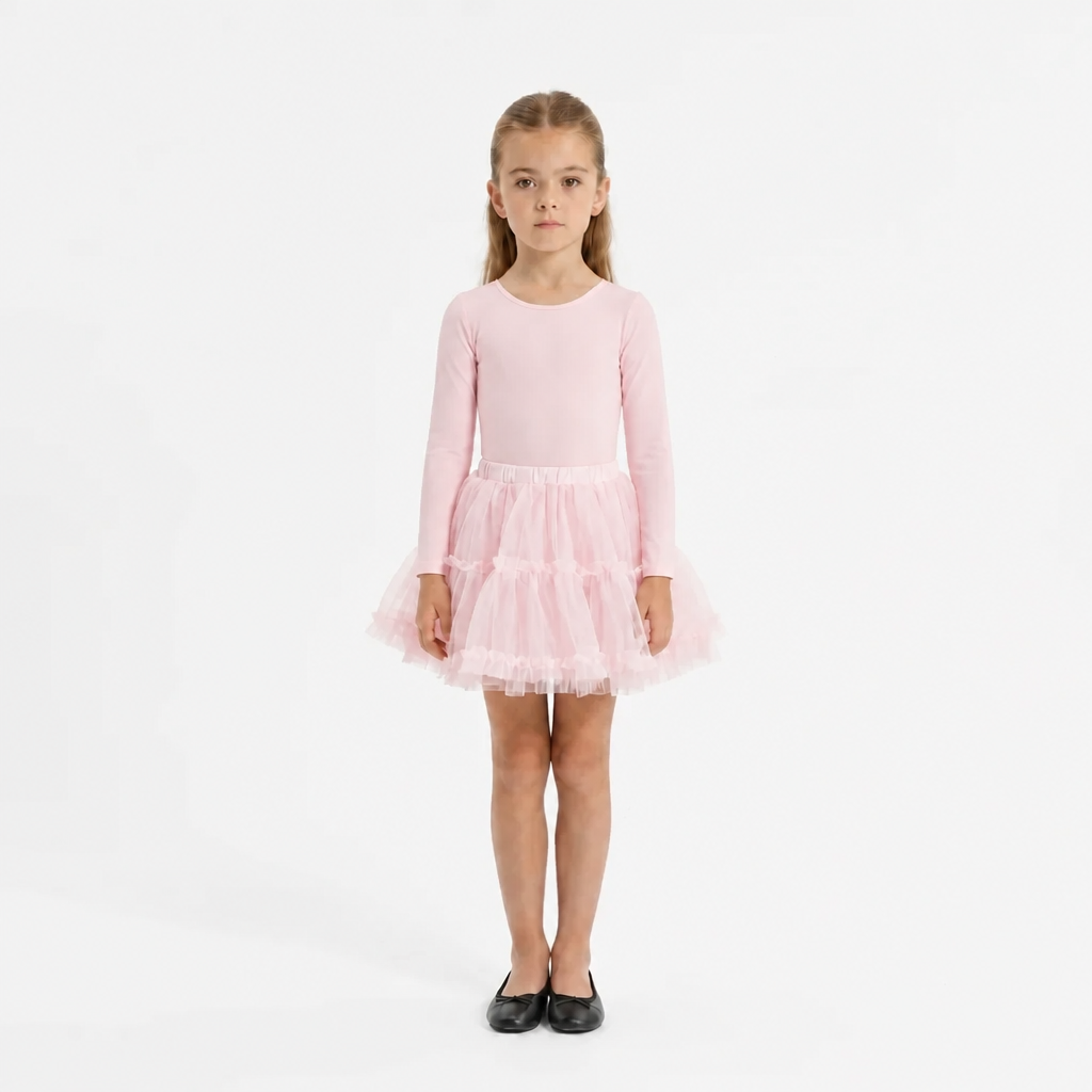Jupon Tulle Rose, Écru ou Noir - Cérémonie enfant