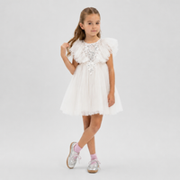 Robe Maya Tulle Light Pink - Cérémonie Bébé