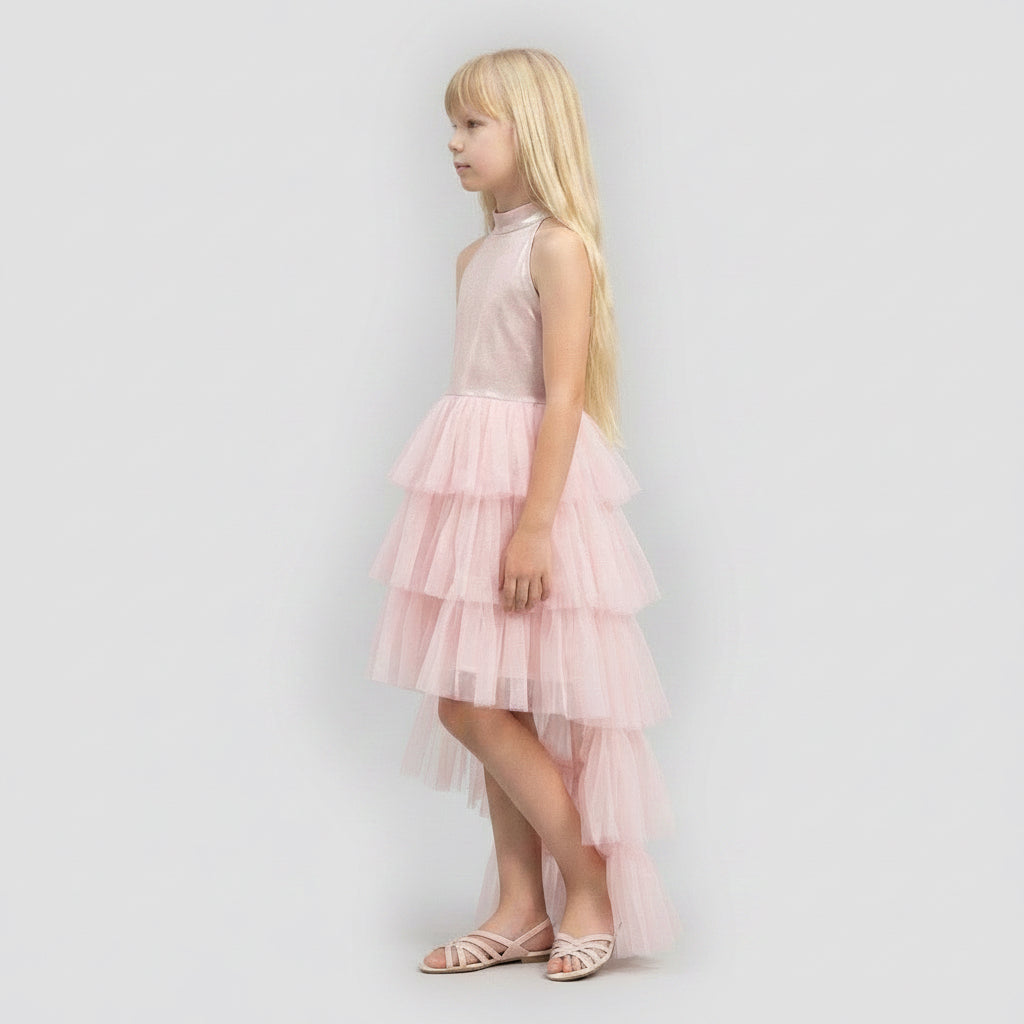Robe Tulle Léa Rose - Cérémonie Enfant