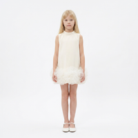 Robe Lena Satin Ivoire - Cérémonie Enfant