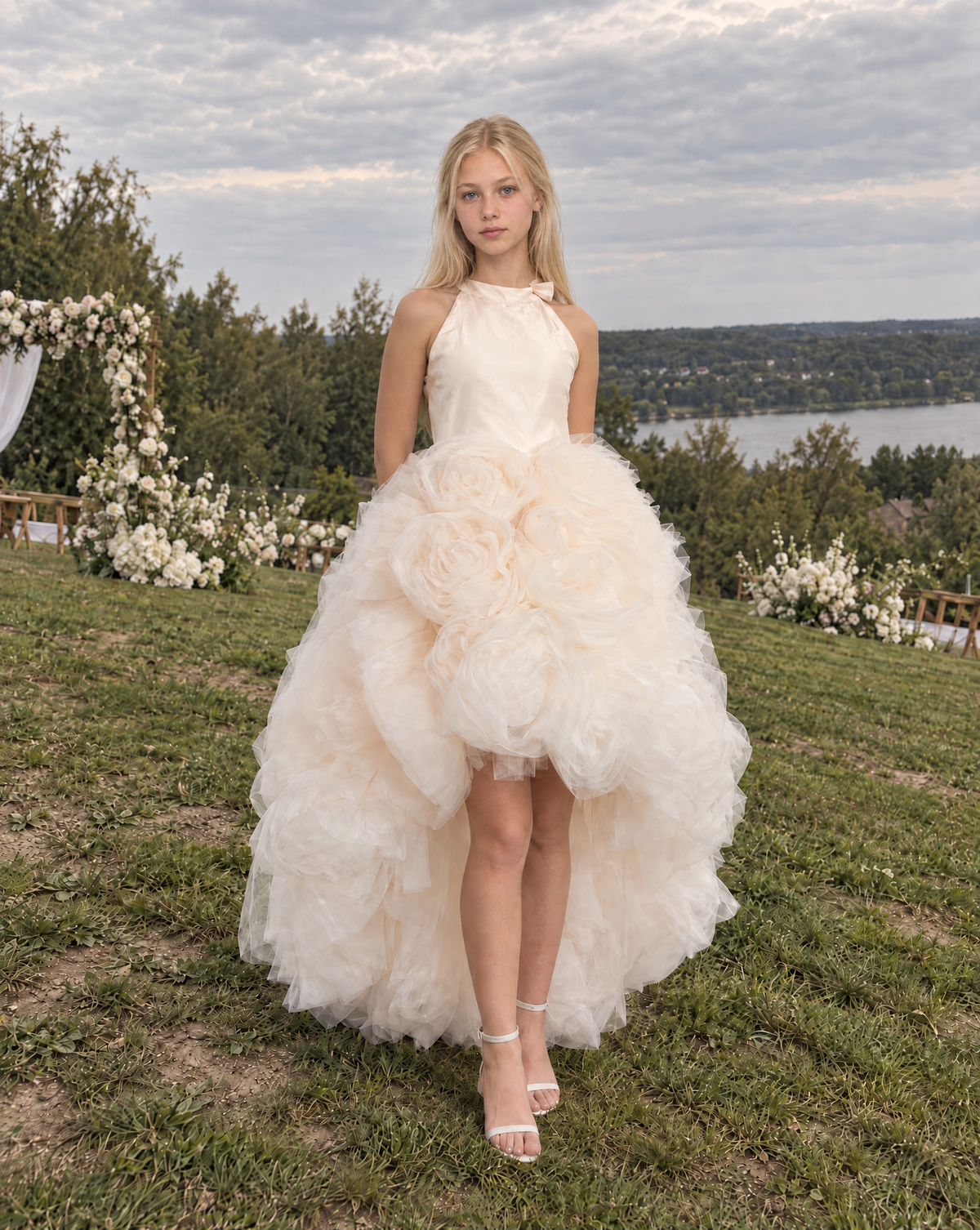 Robe Carla High Low - Ceremonie Ados