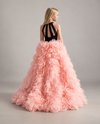 Robe Carla Queen Black Pink - Ceremonie Ados
